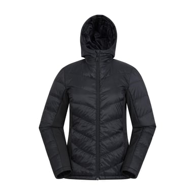 Mountain Warehouse Womens/Ladies Turbine Padded Soft Shell Jacket (Jet Black)