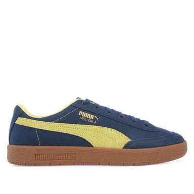 Men's Puma Mallorca Trainers in Blue yellow
