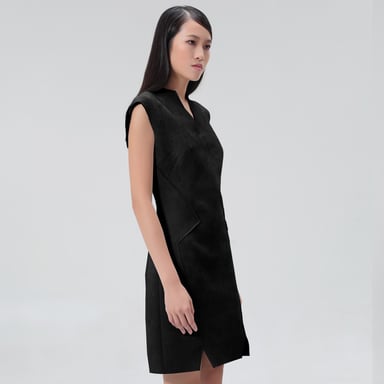Suede Tailor Dress