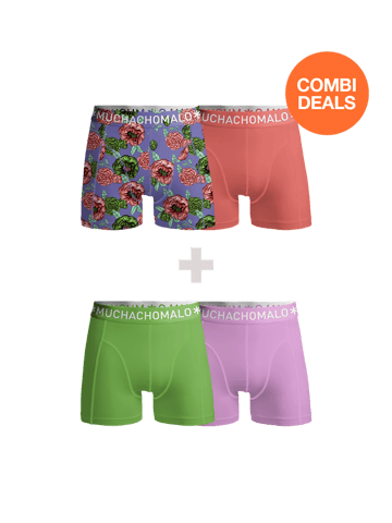 Muchachomalo Men's Boxer Shorts - 2 Pack Combideal - Men's Underpants