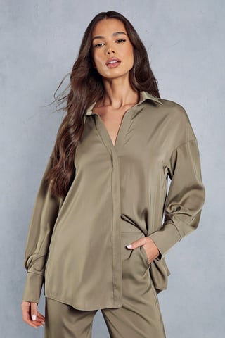 Satin Relaxed Shirt