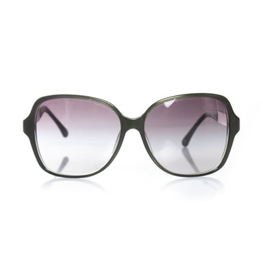 green squared sunglasses