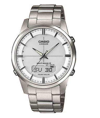 Casio Waveceptor Heren Zilveren Horloge LCW-M170TD-7AER
