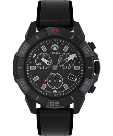 Timex Ridge Chrono Heren Zwarte Horloge TW2W16000