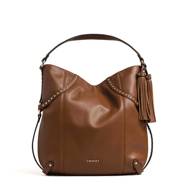 Studded Hobo Bag Twin Set CUOIO