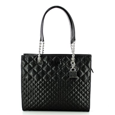 Queenie 4G Tote Bag Guess BLACK