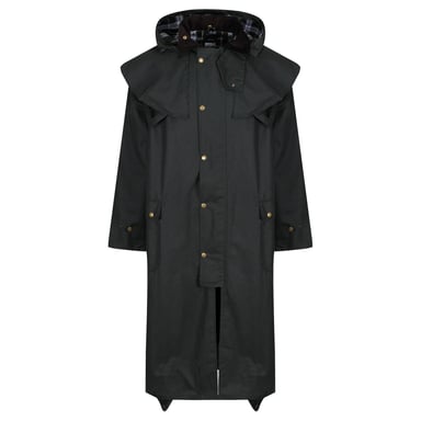 Regatta Mens Cranbrook Waterproof Wax Jacket (Dark Khaki)