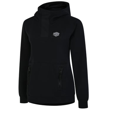 Umbro Womens/Ladies Pro Overhead Training Hoodie (Black)