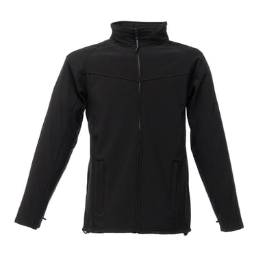 Regatta Professional Mens Uproar Softshell Wind Resistant Fleece Jacket (Black/Black)