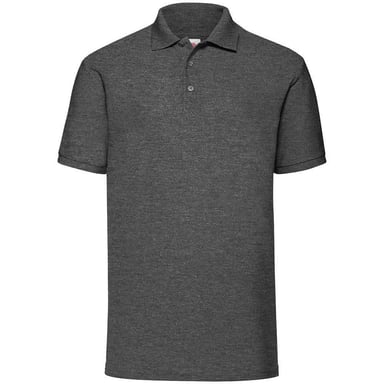 Fruit of the Loom Mens Pique Polo Shirt (Dark Heather)