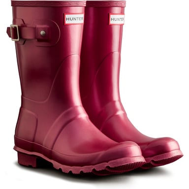 Hunter Original Short Nebula Plain Rubber Wellingtons