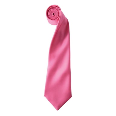 Premier Colours Collection Satin Tie (Fuchsia)