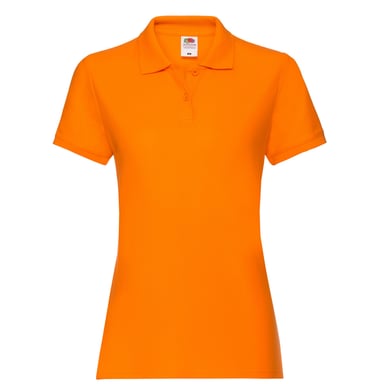 Fruit of the Loom Womens/Ladies Premium Polo Shirt (Orange)