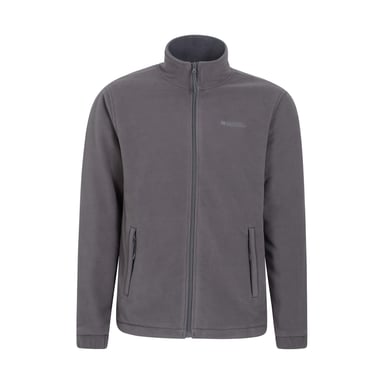 Mountain Warehouse Mens Bernard II Windproof Fleece Jacket (Grey)