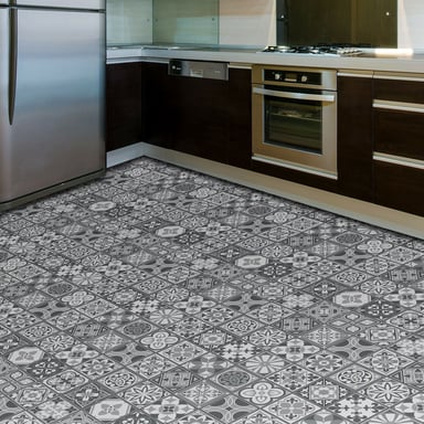 Purbeck Stone Tiles Floor Stickers 120cm x 60 cm, Kitchen, Bathroom, Living room, Self-adhesive