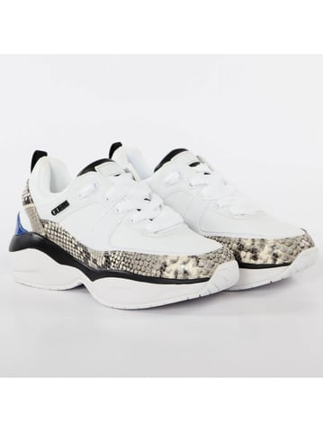 Guess women's sneakers in python leather