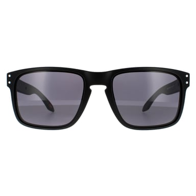 Oakley Rectangle Mens Matte Black Prizm Grey Sunglasses