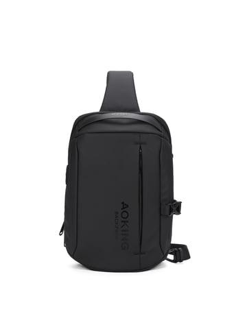 Aoking Crossbody bag Unisex BLACK