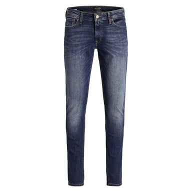 Mens denim jeans, Jack & Jones Liam Original, Skinny Stretch fit, Blue Wash