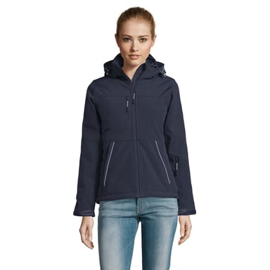 SOLS Womens/Ladies Rock Padded Soft Shell Jacket (French Navy)