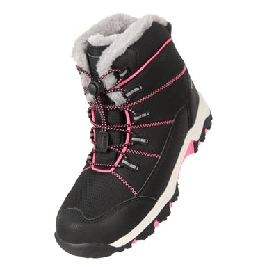 Mountain Warehouse Childrens/Kids Comet Waterproof Snow Boots (Black)