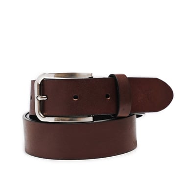 Men's Leather Belt in Brown
