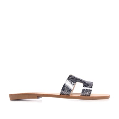 Flat Leather Sandal for Women Eva Lopez