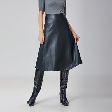 Pu trapeze skirt