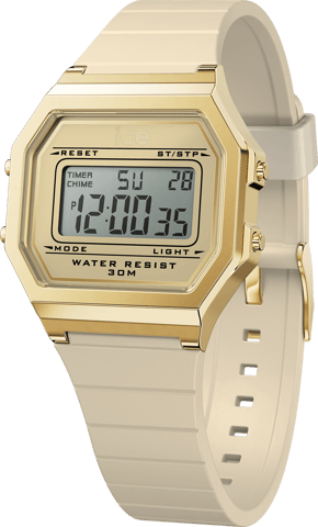 Ice Watch Ice Digit Retro - Almond Skin Dames Horloge Grijs 022062