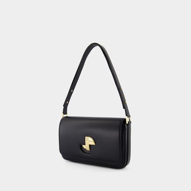 PATOU Jp Classic Schoudertas - - Leer - Zwart