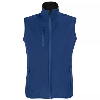 SOLS Womens/Ladies Falcon Softshell Zipped Body Warmer (Abyss Blue)