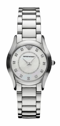 Emporio Armani Ladies Watch Quartz silver