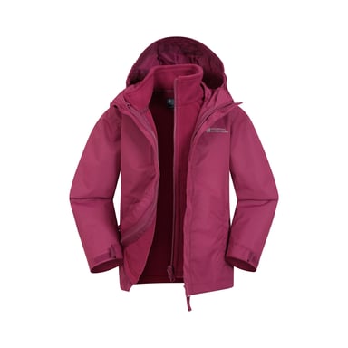 Mountain Warehouse Childrens/Kids Fell 3 in 1 Jacket (Pink)