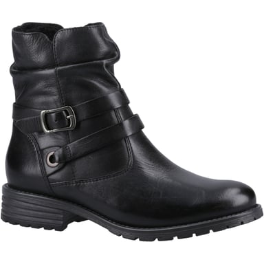 Hush Puppies Piper Laarzen Leder Vrouwen Zwart