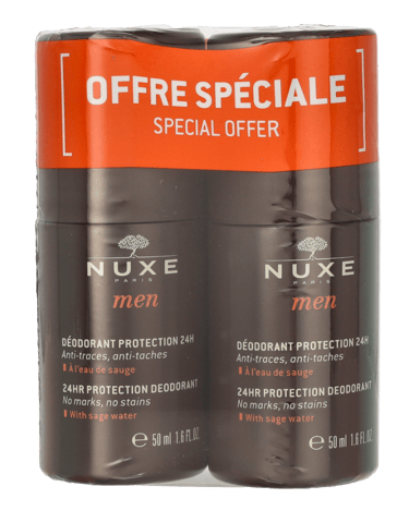 Nuxe Men 24HR Protection Deo Roll-On Duo Set 100 ml
