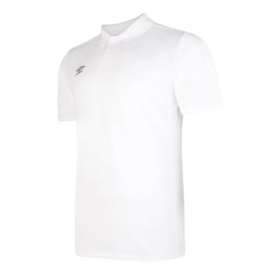Umbro Jongens Essential Poloshirt (Wit/zwart)