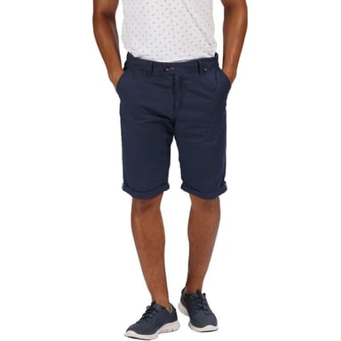 Regatta Mens Santino Coolweave Casual Shorts (Navy)