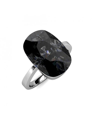 Classic Ring - Silver and Black