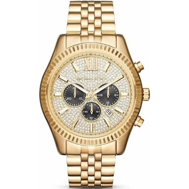 Michael Kors MK8494 Lexington Gold Pave herrklocka
