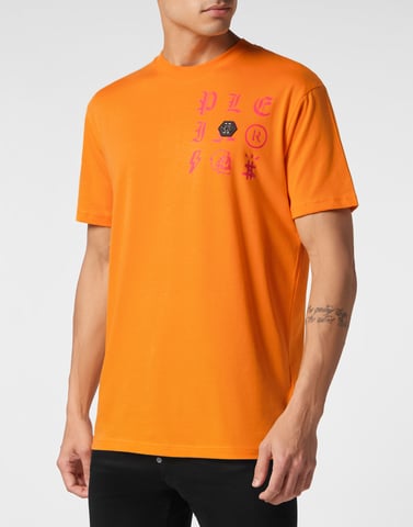 T-Shirt Round Neck Gothic Plein