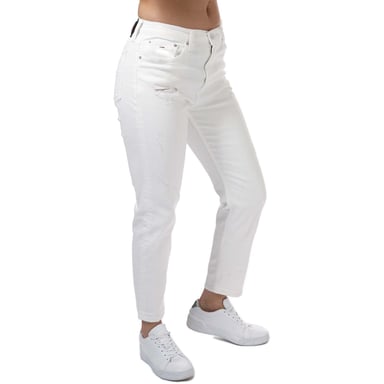 Women's Tommy Hilfiger Tabard Logo Patch Jeans in White