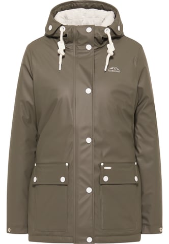 ICEBOUND rain jacket women olive
