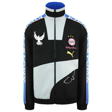 Puma x KidSuper Studios Lange Mouw Zip Up Blauw Heren Track Jacket 598461 01