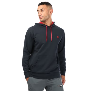 Men's Timberland Chest Logo Hoody in Navy