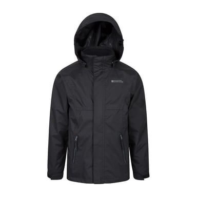 Mountain Warehouse Childrens/Kids Bracken Extreme 3 In 1 Waterproof Jacket (Black)