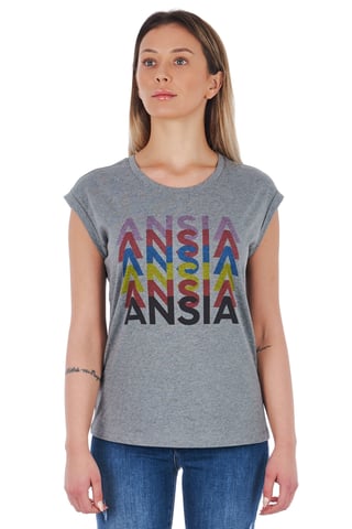 Frankie Morello Ggrigiomelange T-Shirt