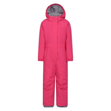 Mountain Warehouse Childrens/Kids Cloud All In One Waterproof Snowsuit (Pink)