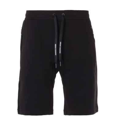 Armani Exchange Zip Pocket Sweat Shorts - Black