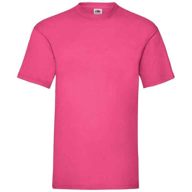 Fruit of the Loom Mens Valueweight T-Shirt (Fuchsia)
