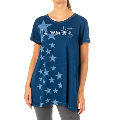 Kortärmad T-shirt med rund hals för kvinnor LWR304